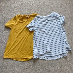 Old Navy- set of 2 flared bottom t-shirts